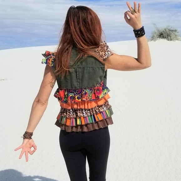 Creative Crystal Designs Tops - NEW! CCD REDESIGNED HAND EMBELLISHED VEST!